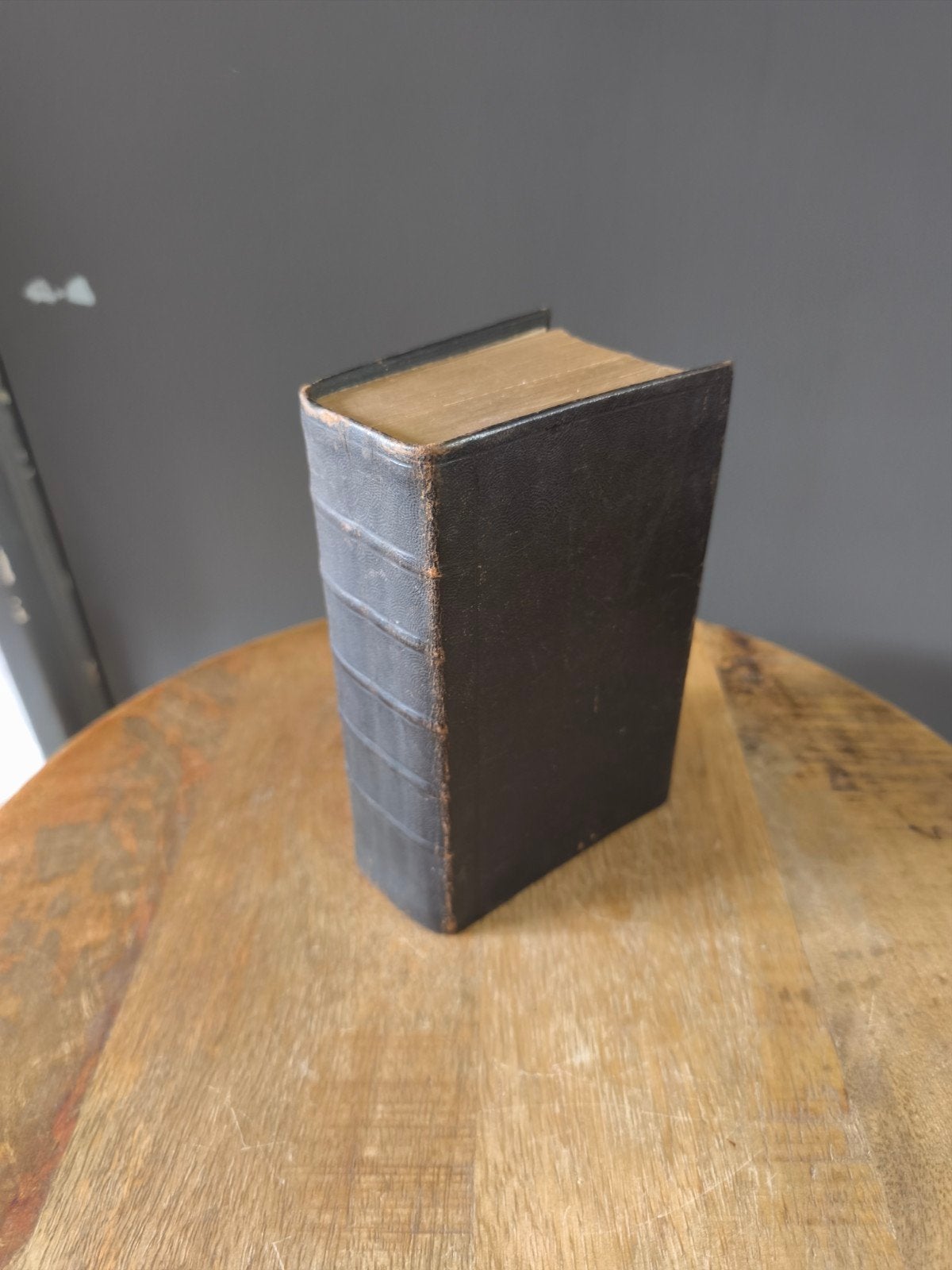 Antieke Bijbel (Nieuwe Testament) 1866 - Leren Kaft, Antiek en Kunst, Ophalen of Verzenden, Staten Generaal