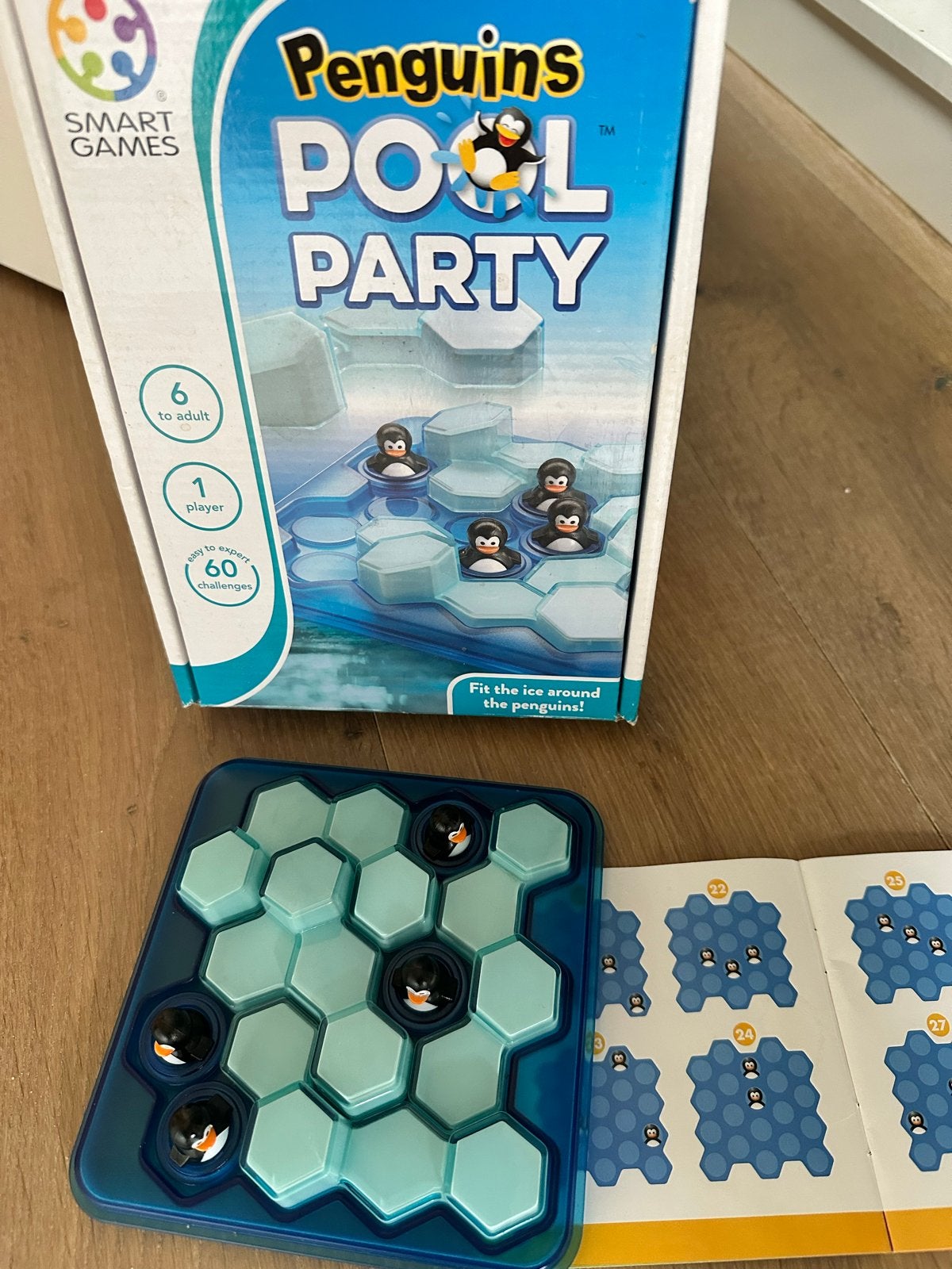 SmartGames Penguins Pool Party - Puzzelspel, Hobby en Vrije tijd, Een of twee spelers, Ophalen of Verzenden, Zo goed als nieuw