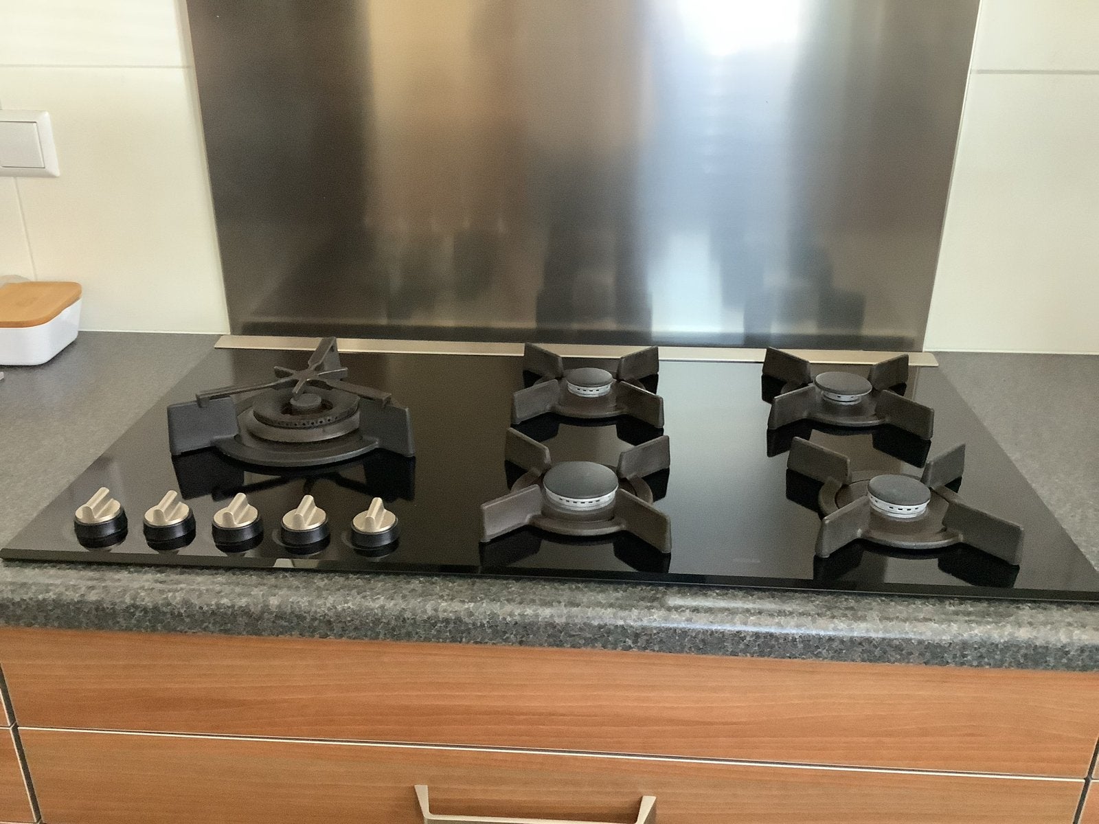 Nette 5-pits gaskookplaat ATAG, Ophalen, Gebruikt, Inbouw, Gas