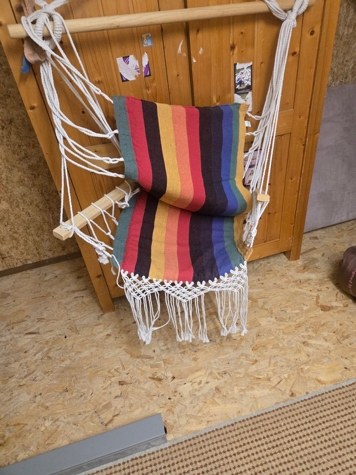 Hangstoeltje voor in de tuin, Ophalen of Verzenden, Gebruikt, Eenpersoons, Binnen