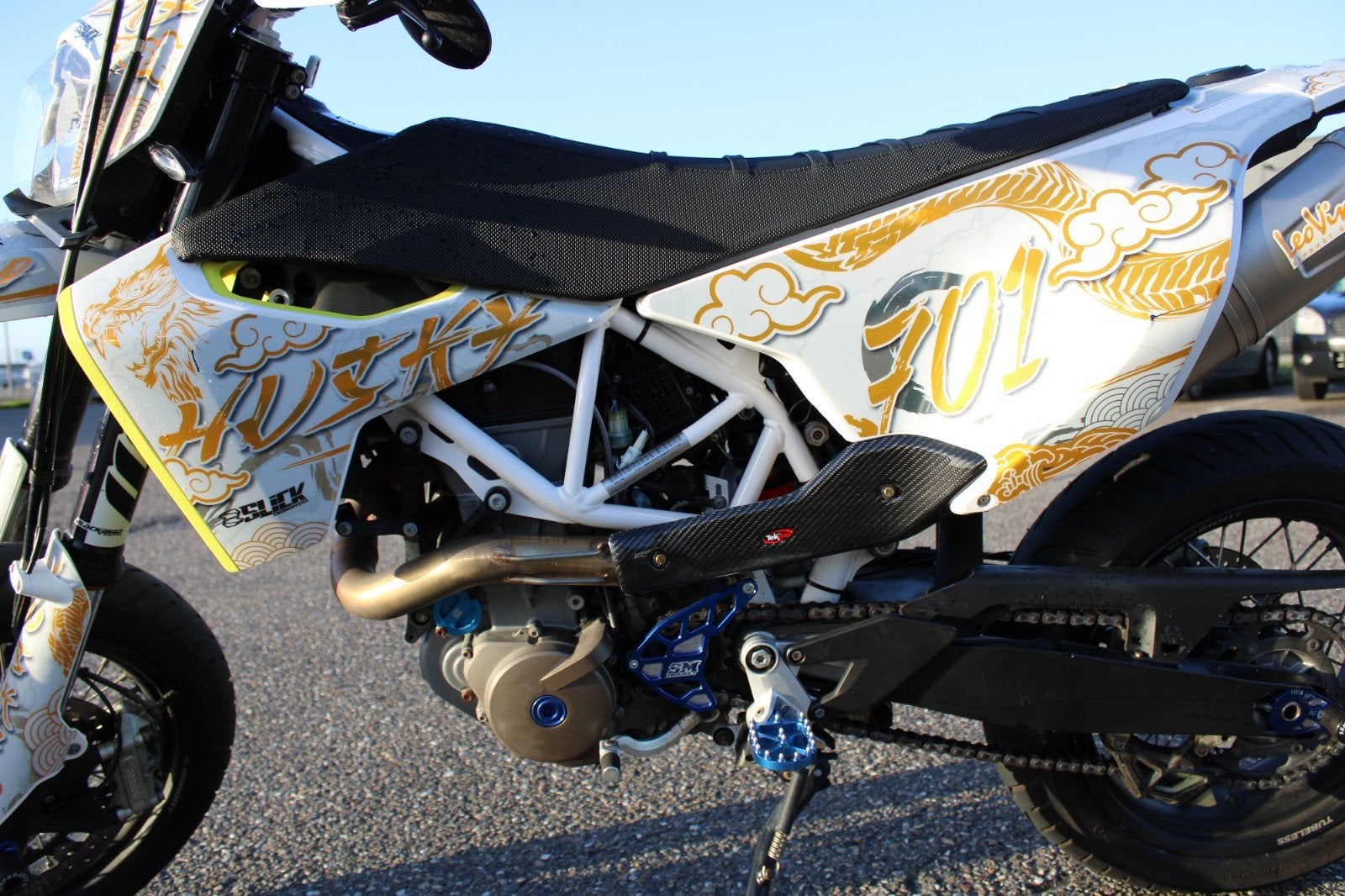 Husqvarna 701 supermoto 35kw a2 2020 te koop, Particulier, Minimaal motorrijbewijs A2, Handgeschakeld, 1 cilinder