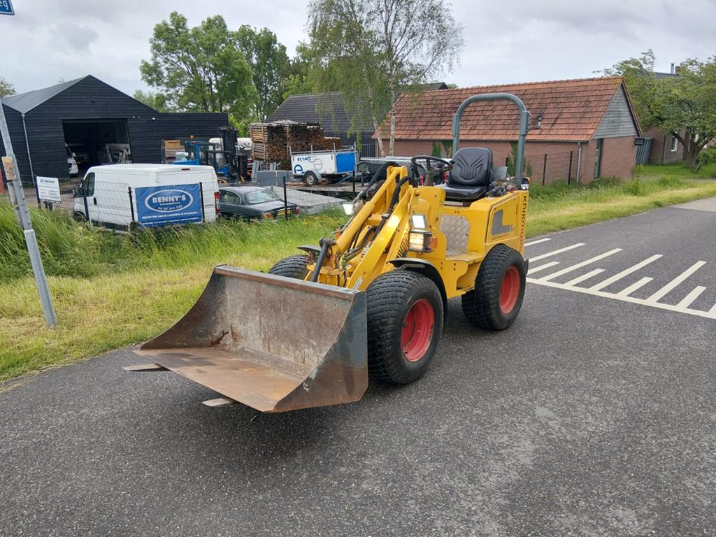 Knikmops 130 bak  complete machine, Ophalen, Wiellader of Shovel