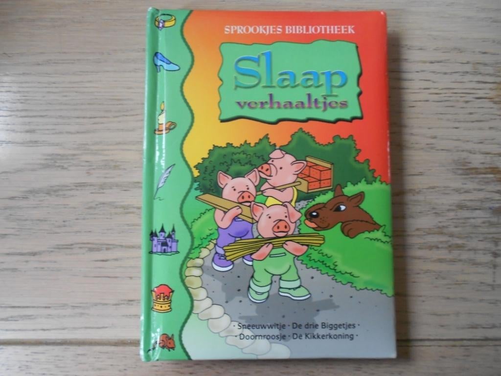 Slaapverhaaltjes : Sneeuwwitje /Drie biggetjes/ Kikkerkoning, Boeken, Ophalen, Zo goed als nieuw, Fictie algemeen