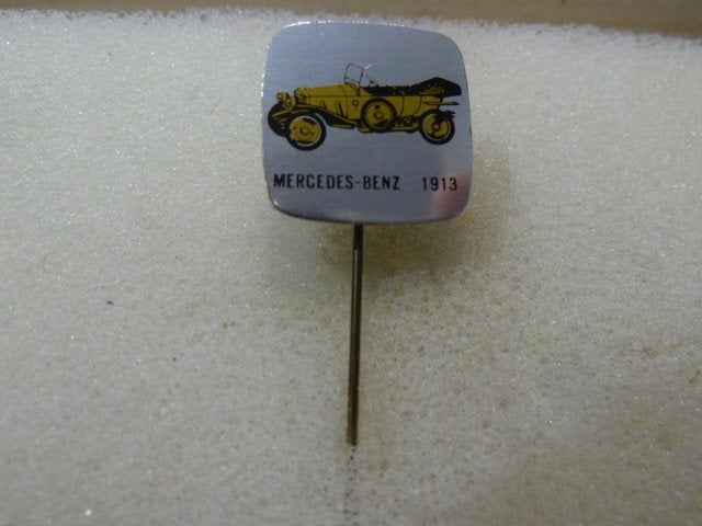 Vintage Mercedes-Benz 1913 Speldje - Klassieke Auto, Ophalen of Verzenden, Gebruikt, Transport, Speldje of Pin