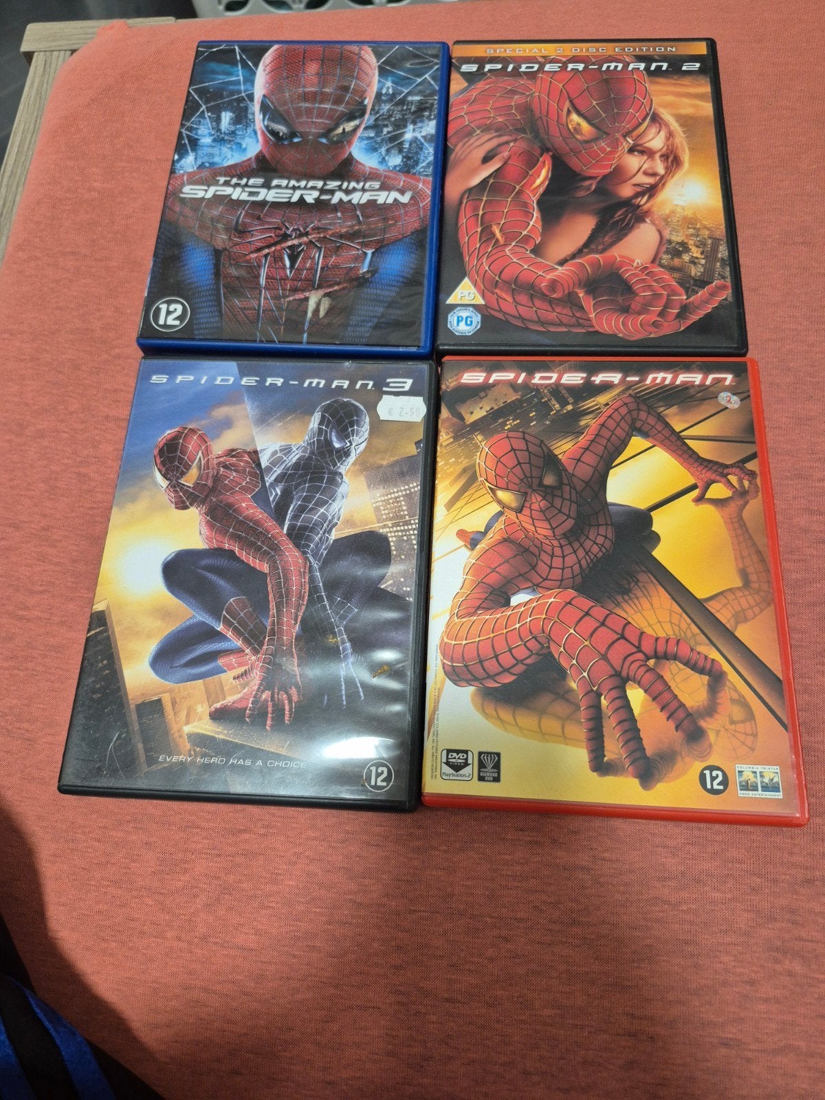 Spider-Man DVD Collectie: De Complete Saga (4 Films), Nederlands, Actiethriller, Ophalen of Verzenden, Vanaf 12 jaar