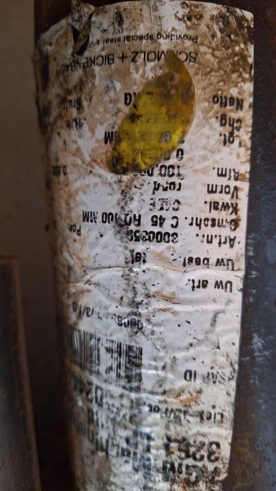 C45 1.0503 Rondstaf D=100mm L=2475mm draai materiaal, Ophalen, Nieuw