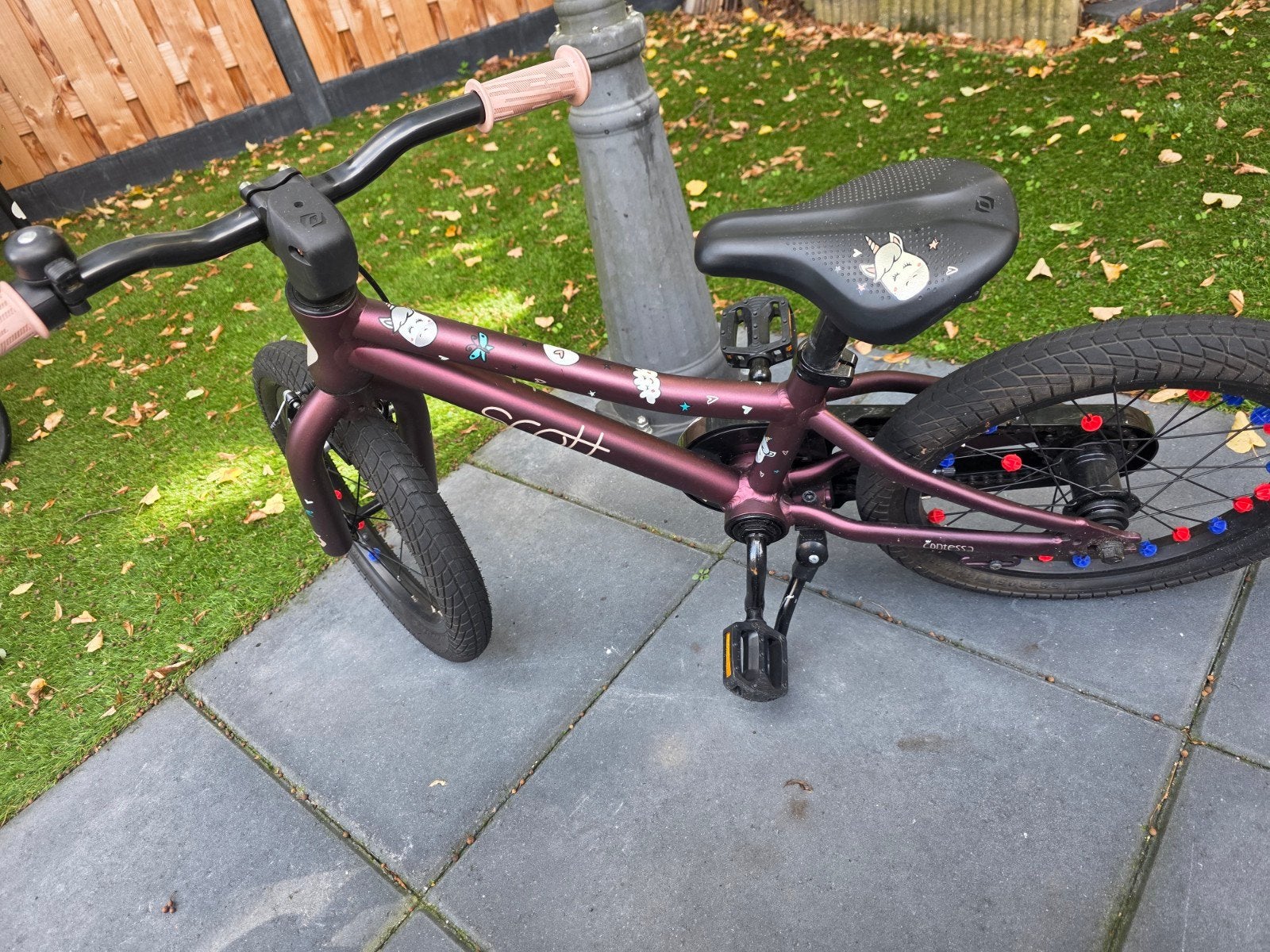 Scott Contessa 16 inch Unicorn editie, Ophalen, Terugtraprem, Scott, 16 tot 20 inch