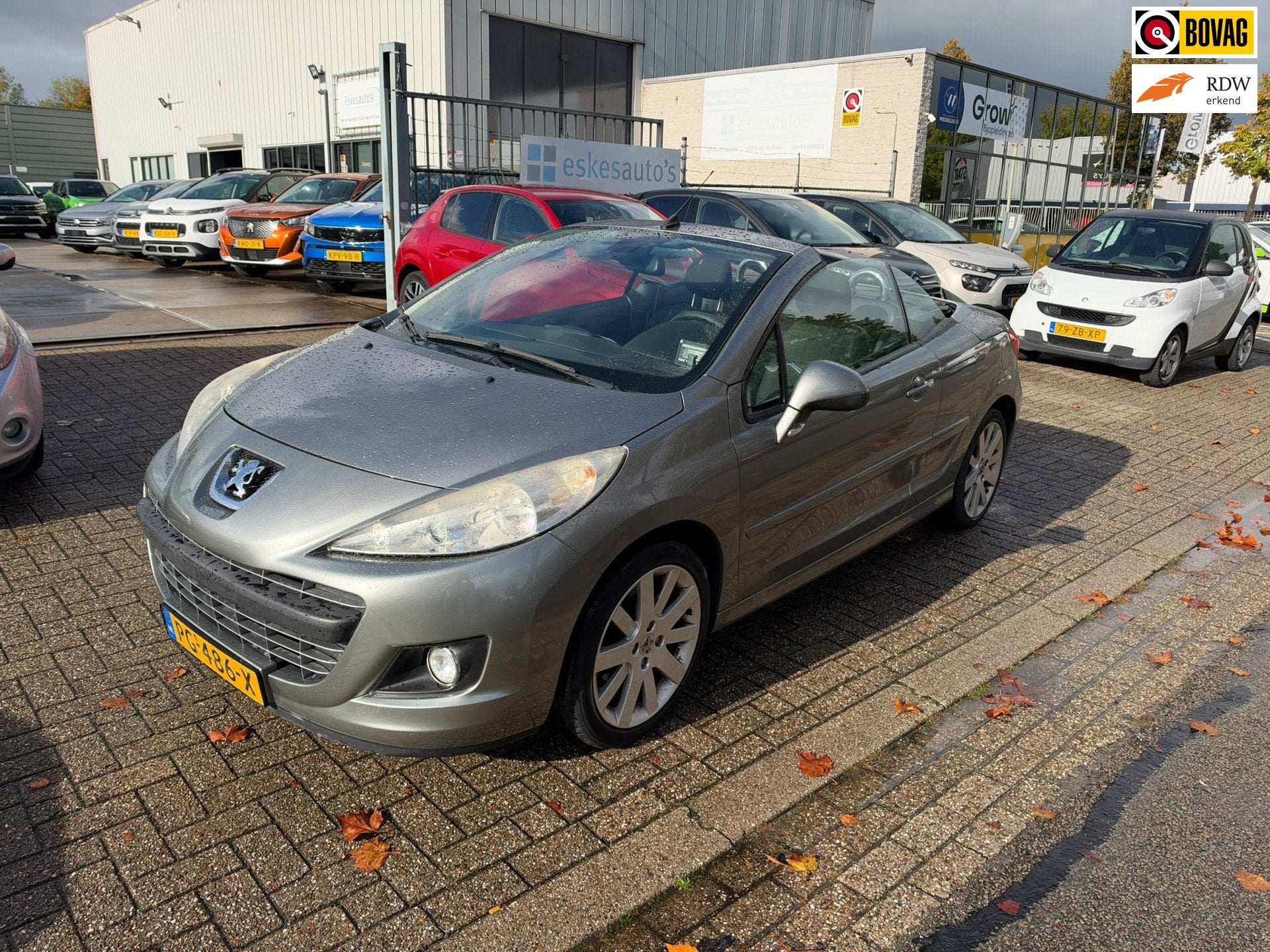 Peugeot 207 CC 1.6 VTi, APK 07-2027, Airco, NAP Nette auto, Auto's, Voorwielaandrijving, Gebruikt, 4 cilinders, Cabriolet