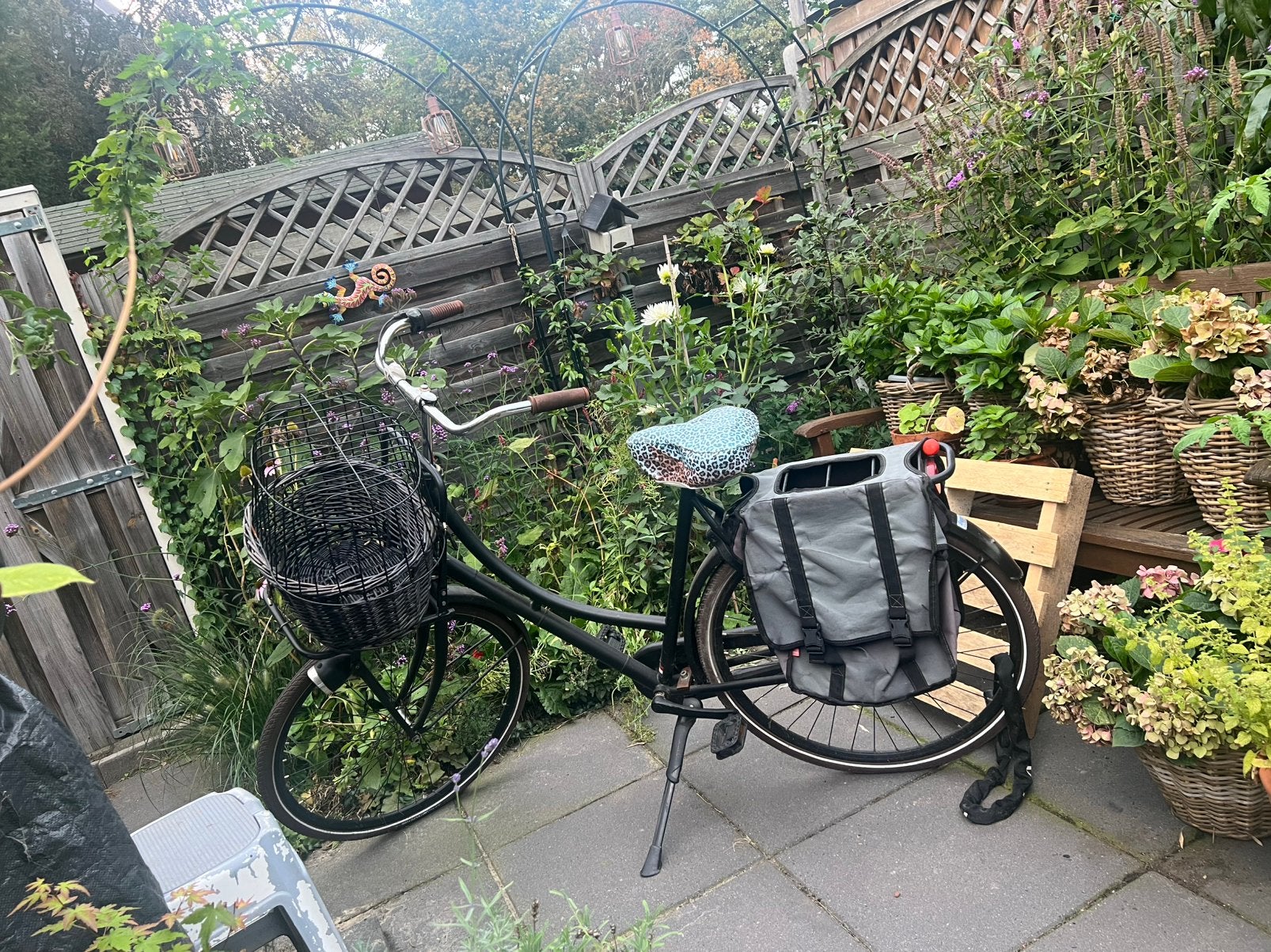 Omafiets, Ophalen, Gebruikt, Terugtraprem