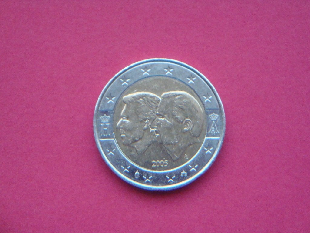 België 2 Euromunt Belgisch -Luxemburgse economie 2005., Postzegels en Munten, Verzenden, Overig, Losse munt