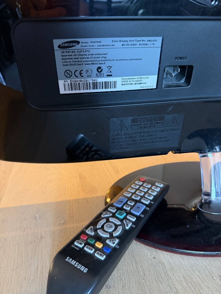Samsung 24-inch Full-HD televisie, Ophalen, Gebruikt, 50 Hz, LCD