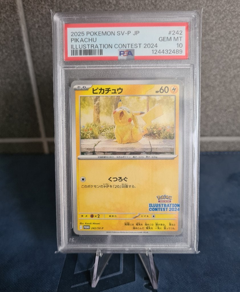 Pikachu Illustration Contest PSA 10, Hobby en Vrije tijd, Verzamelkaartspellen | Pokémon, Ophalen of Verzenden, Nieuw, Losse kaart