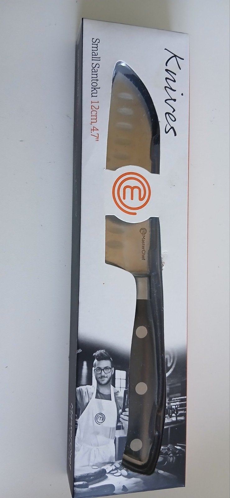 MasterChef Santoku Mes 12 cm - Klein en Handig, Ophalen, Overige typen, Metaal, Overige merken