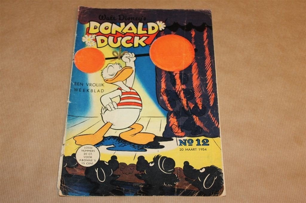 Donald Duck - No. 12 - 1954, Eén stripboek, Ophalen of Verzenden, Gelezen