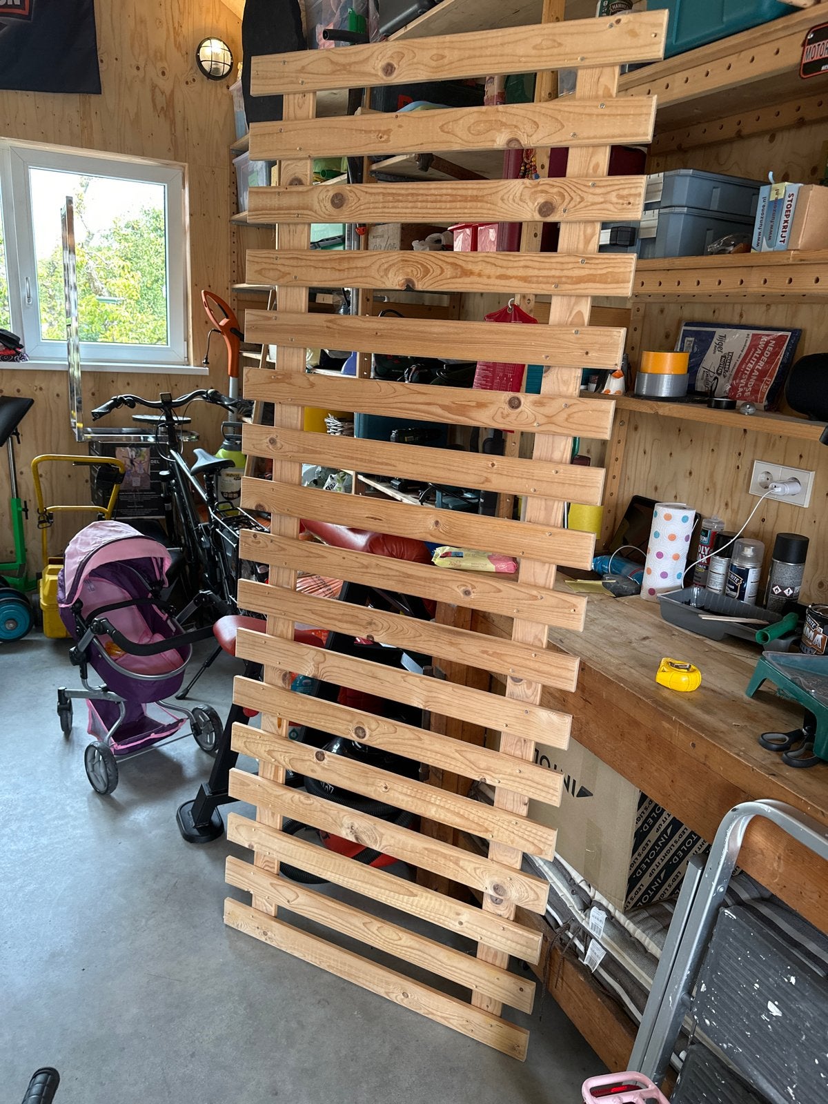 Stevige lattenbodem 200x80cm, Ophalen, Gebruikt, Eenpersoons, 80 cm