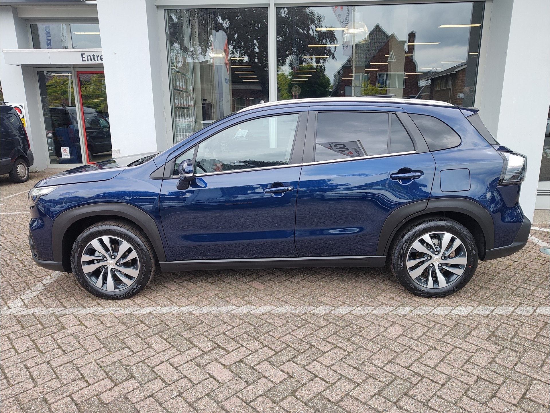 Suzuki S-Cross 1.5 HYBRID STYLE AUTOMAAT Open dak | 360 Came, Auto's, Suzuki, 12 maanden, Gebruikt, 4 cilinders, Origineel Nederlands
