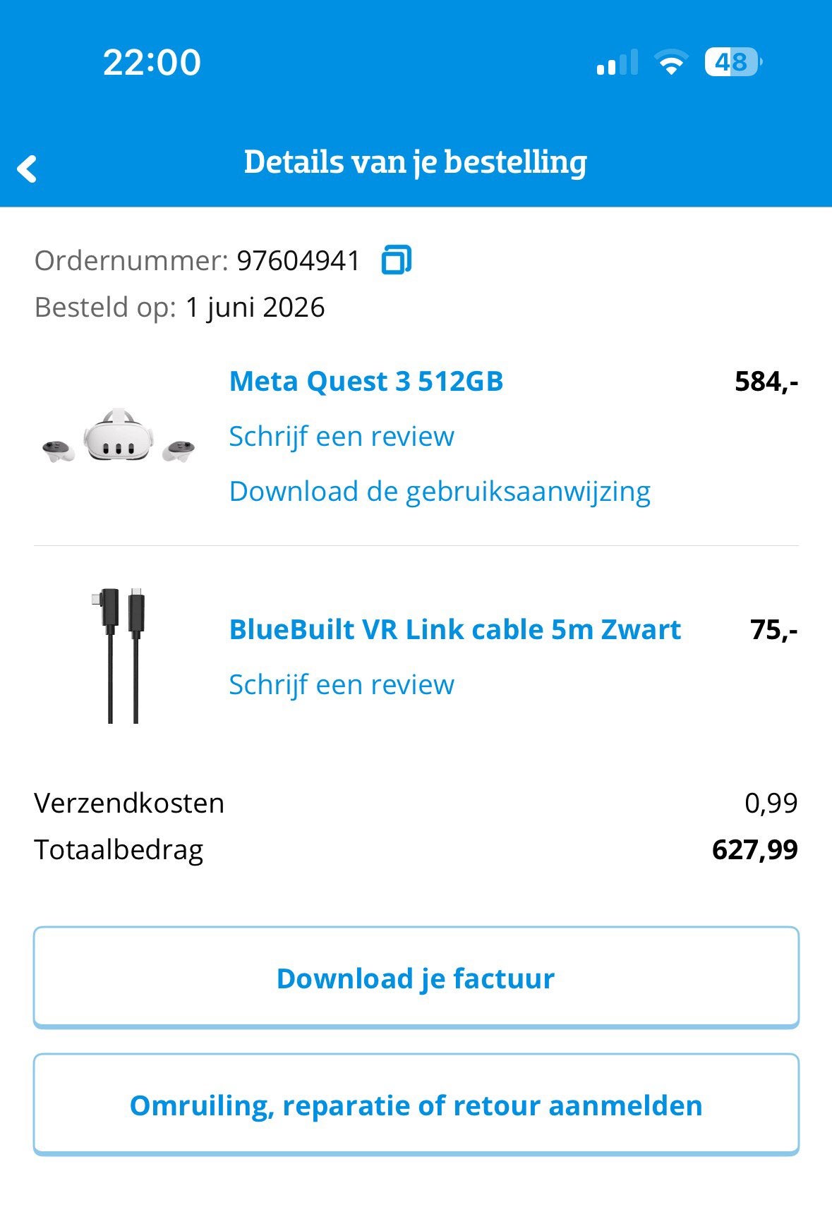Meta Quest 3 512GB, Spelcomputers en Games, Virtual Reality, Ophalen of Verzenden, Zo goed als nieuw, Overige platformen