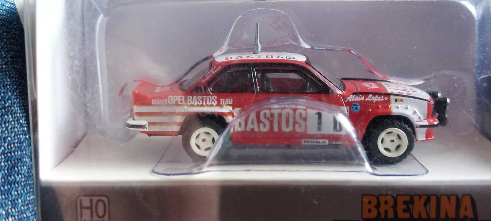 H0LK 0917 OPELS ASCONA RALLYE 1/87, Hobby en Vrije tijd, Ophalen of Verzenden, Nieuw, Auto, Brekina