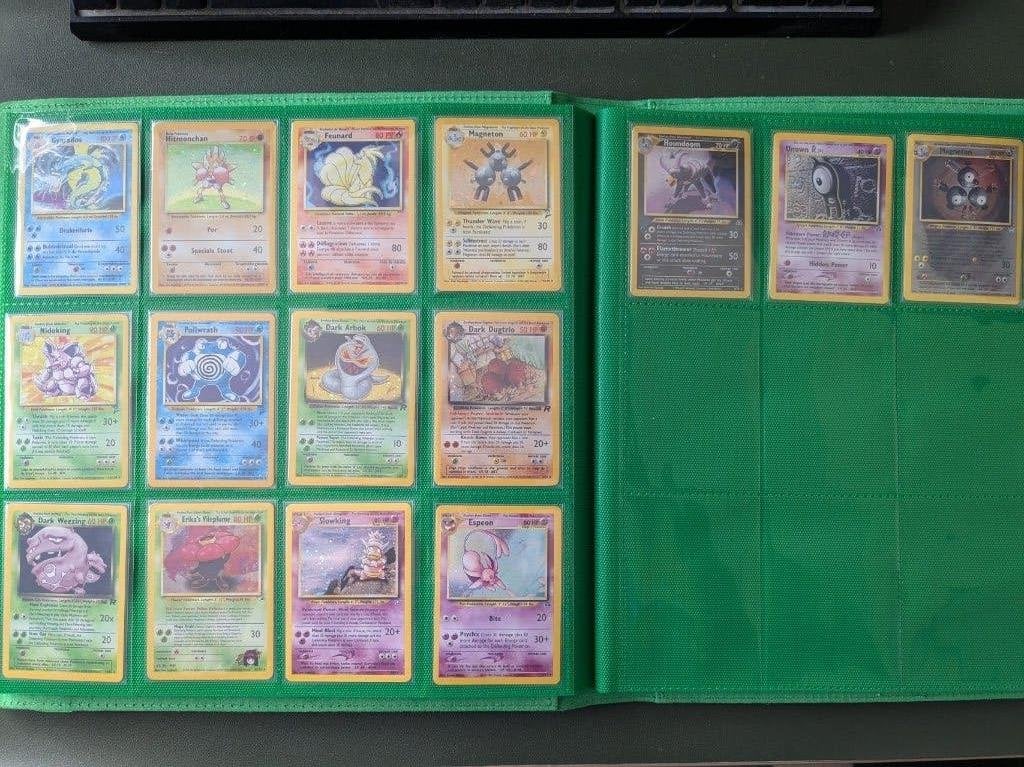 Vintage/WOTC Pokemon Holo's in Nette Staat, Ophalen of Verzenden, Zo goed als nieuw, Meerdere kaarten, Foil