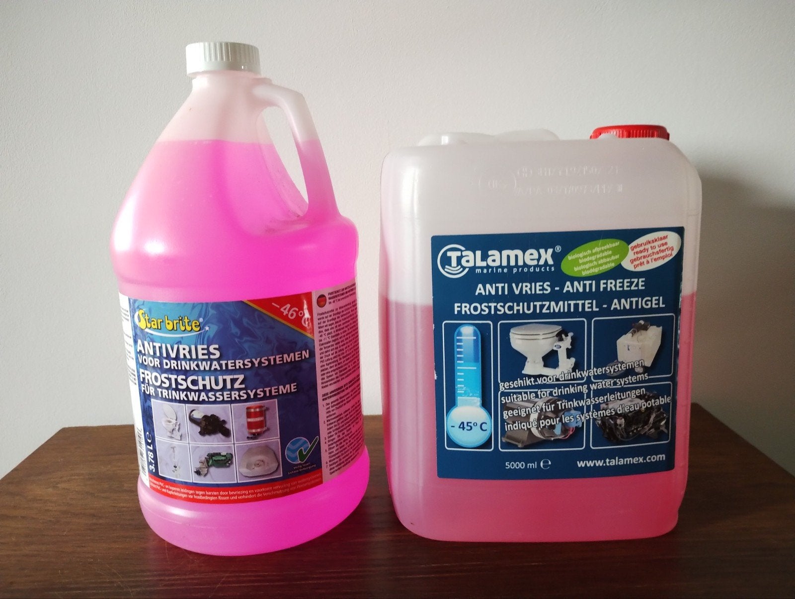 Antivries voor drinkwatersysteem en motor Starbrite/Talamex, Ophalen, Onderhoud en Reparatie