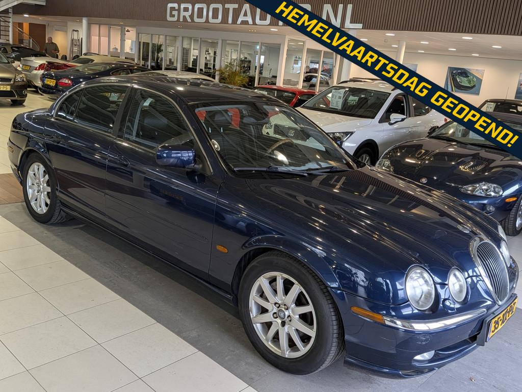 Jaguar S-Type 3.0 V6 Executive OPKNAPPER Airco, Cruise Contr, Auto's, Oldtimers, Automaat, 238 pk, Achterwielaandrijving, Zwart