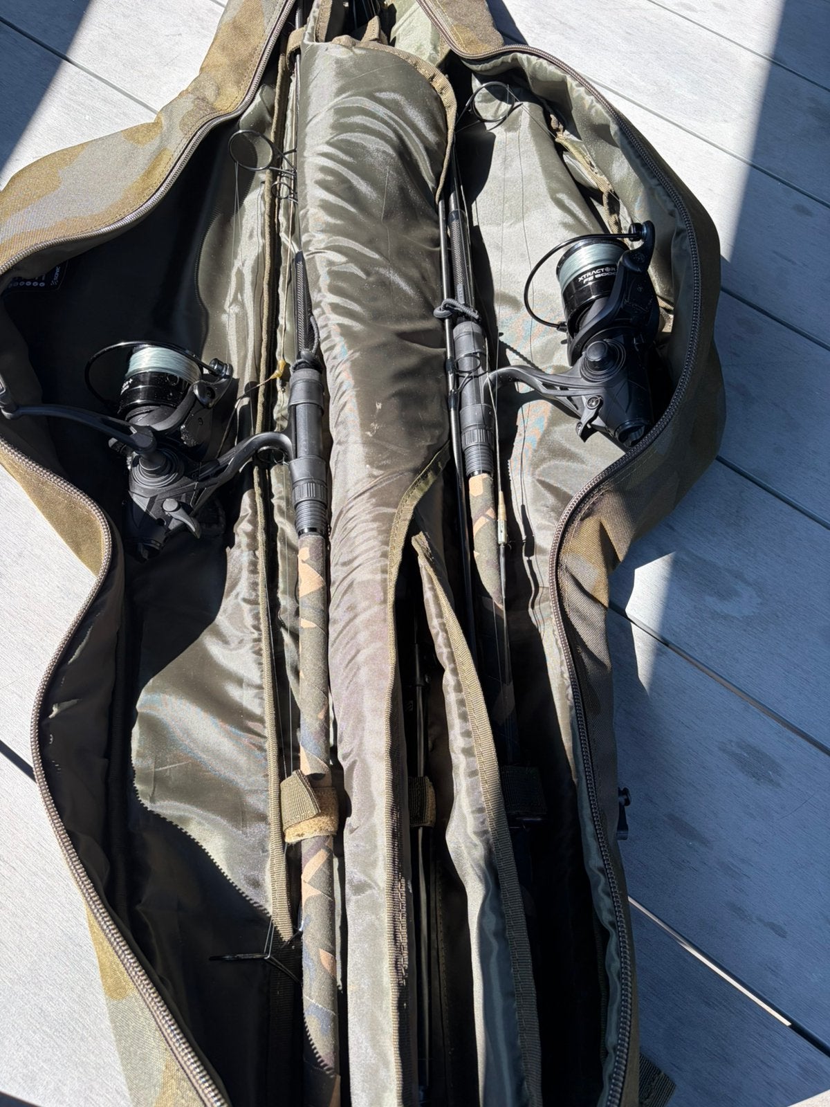 2 x sonik xtractor + 9 feet 3.00 lb + xtractor + FS5000, Watersport en Boten, Hengelsport | Karpervissen, Ophalen, Zo goed als nieuw