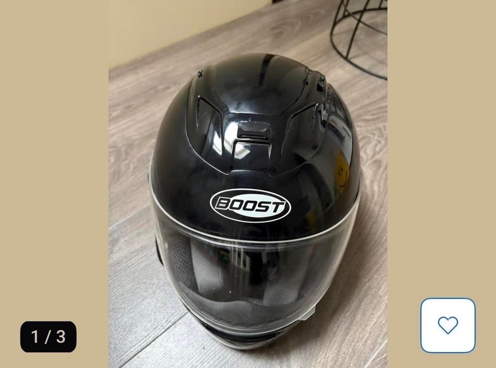 Nieuwe Boost integraalhelm - Zwart, Ophalen, Nieuw zonder kaartje, Integraalhelm, Overige merken