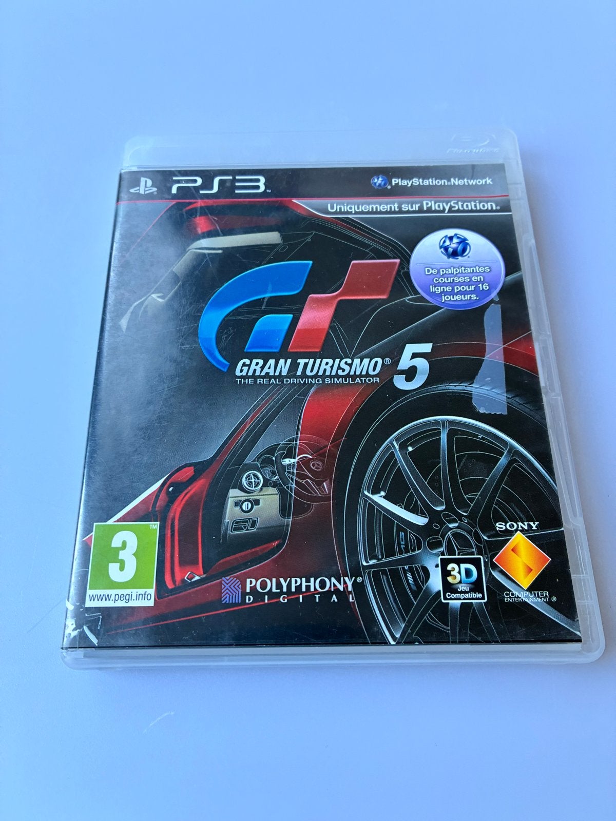 Gran Turismo 5 PS3 - Real Driving Simulator, Online, 8013XG, Gebruikt, 1 speler
