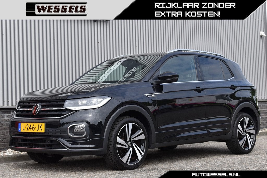 Volkswagen T-Cross 1.0 TSI R-Line Adaptive cruise, Carplay,, Voorwielaandrijving, Automatische klimaatregeling, T-Cross, Gebruikt