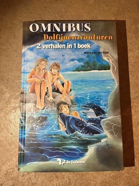 Boek: Omnibus Dolfijnen avonturen - Curaçao + Mexico, Mary van der Valk, Ophalen of Verzenden, Zo goed als nieuw, Fictie