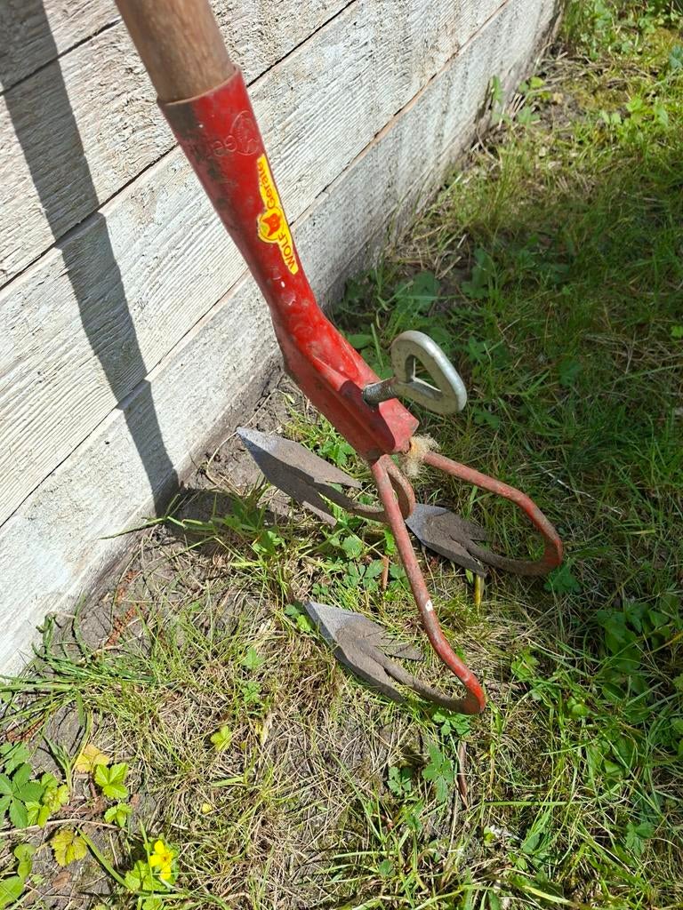 Wolf-Garten drietand cultivator/ tuinkrabber met steel, Ophalen, Gebruikt, Cultivator, Wolf-Garten