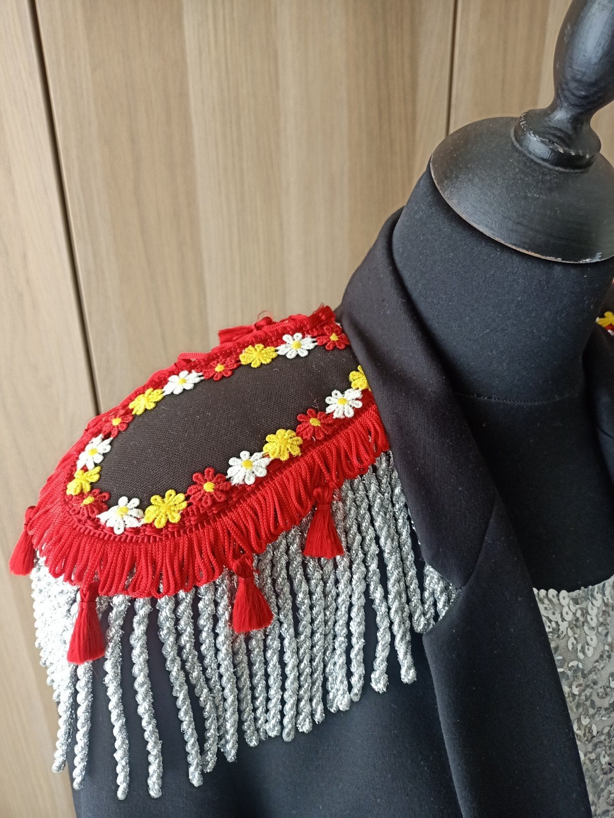 Epauletten Oeteldonk luxe franjes zilver, Kleding | Dames, Ophalen of Verzenden, Nieuw, Carnaval