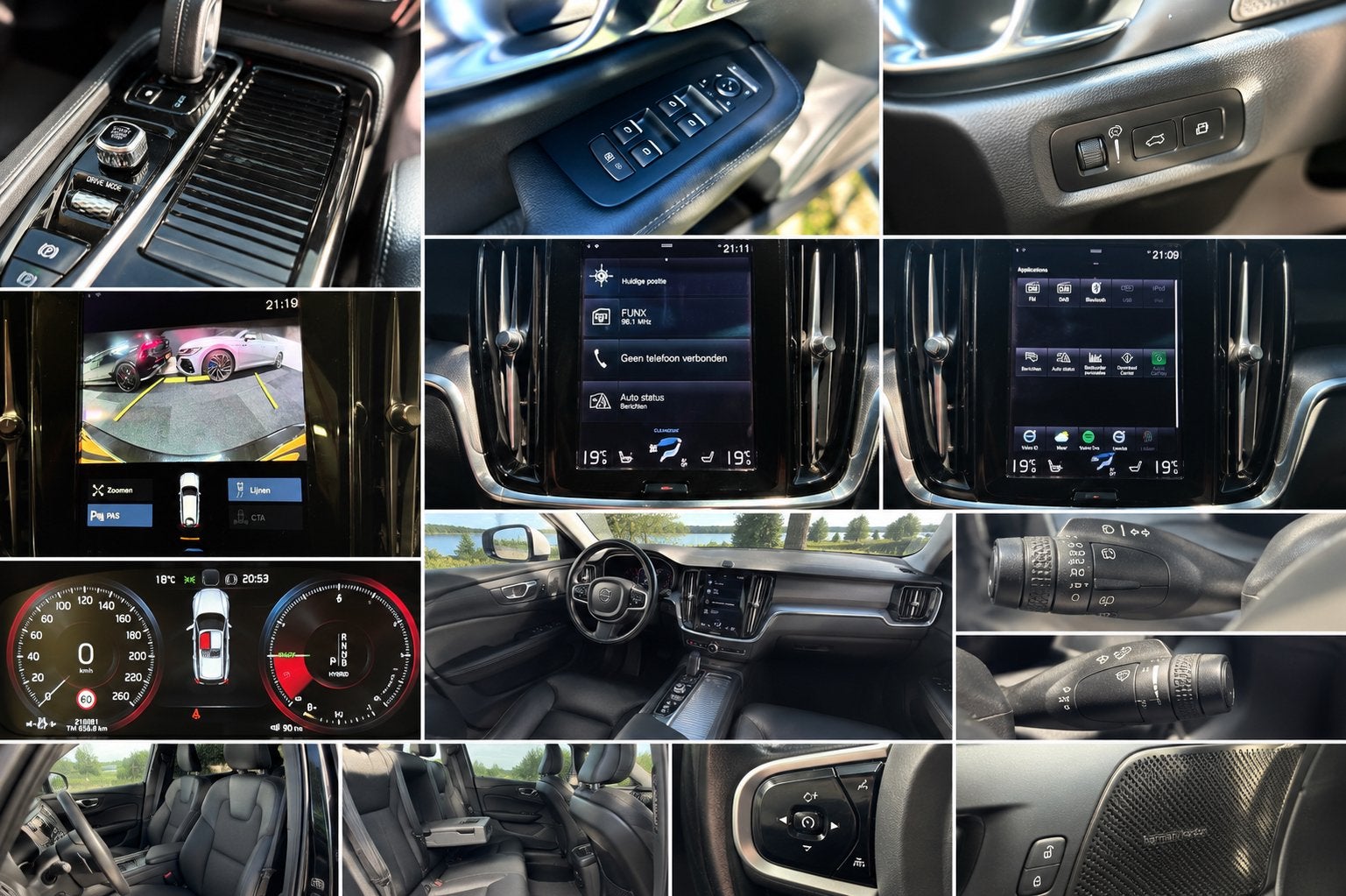 ‼️VOLVO V60 2.0 T6 340PK R-DESIGN RECHARGE AWD NIEUWSTAAT‼️, Automaat, 4 cilinders, Alcantara, Zwart
