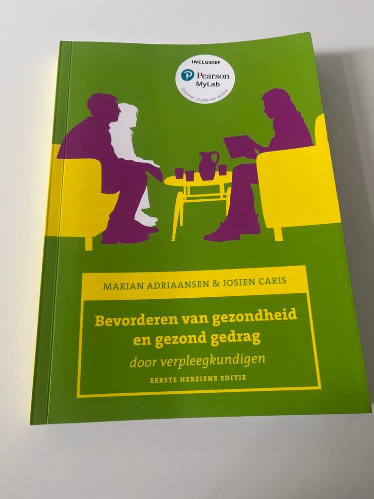 Bevorderen van gezondheid en gezond gedrag - Verpleegkunde, Ophalen of Verzenden, Gamma, Zo goed als nieuw, HBO