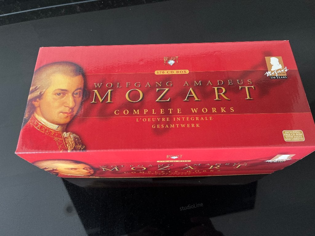 Mozart Complete Works – 170 CD Box + CD-Libretti, Cd's en Dvd's, Ophalen, Kamermuziek, Boxset, Zo goed als nieuw