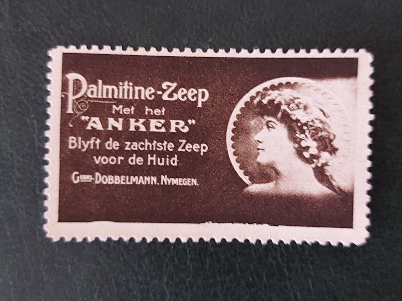 Sluitzegel Dobbelmann Zeep met het ANKER Nijmegen (1), Ophalen of Verzenden, Gebruiksvoorwerp