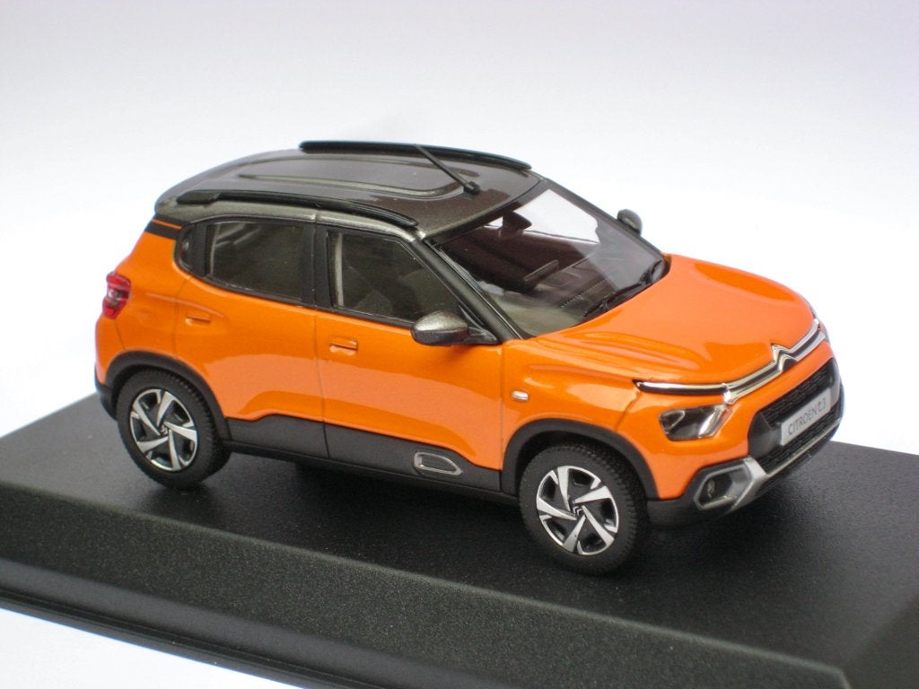 Citroen C3 serie 3 2021 oranje Norev 1:43, Ophalen of Verzenden, Nieuw, Auto, Norev