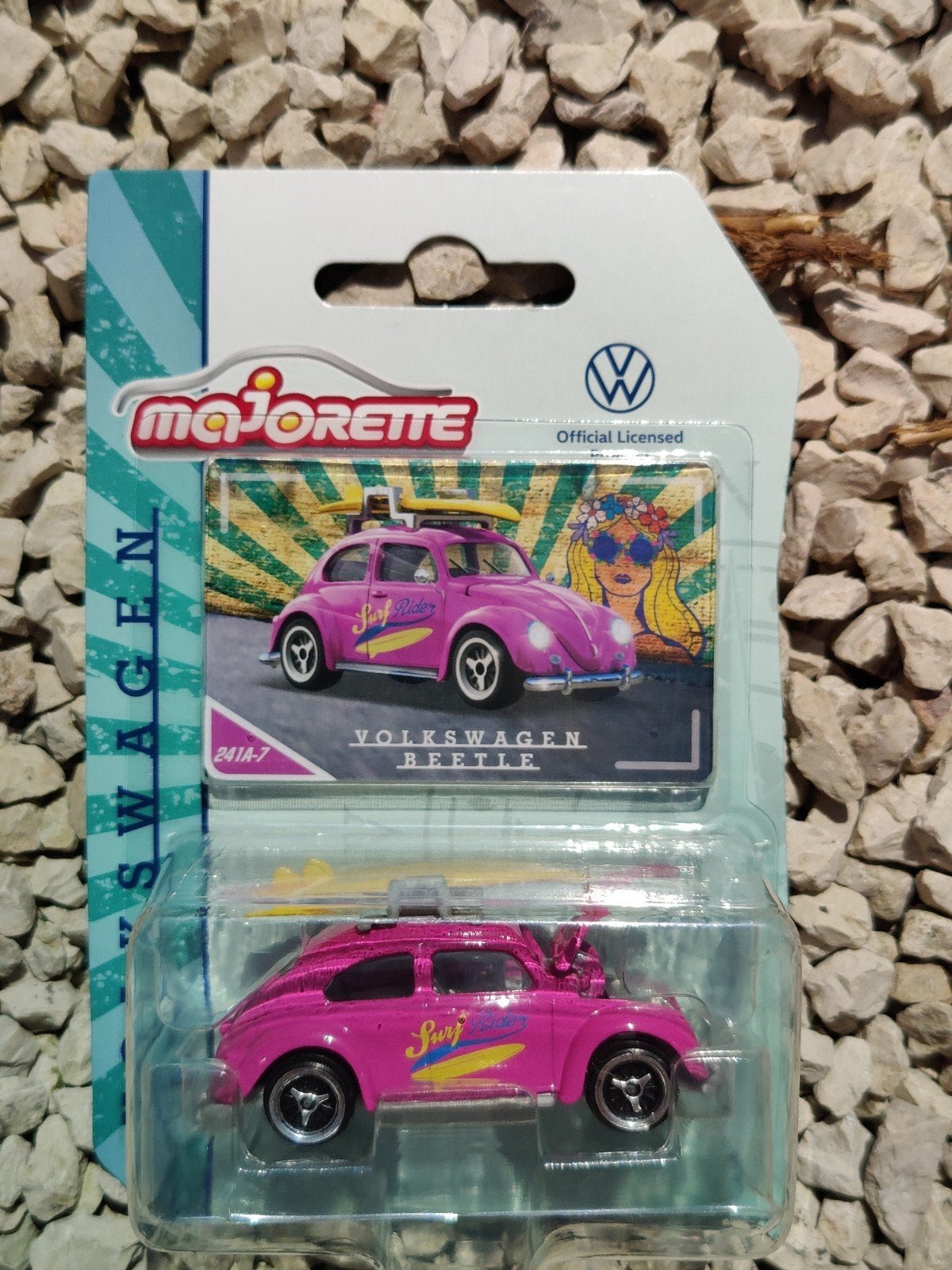 Majorette Volkswagen Kever ROZE, Ophalen of Verzenden, Auto