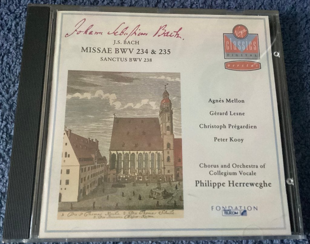 Bach Missae BWV 234 & 235, Sanctus BWV 238 CD, Gebruikt, Overige typen, Ophalen of Verzenden, Barok