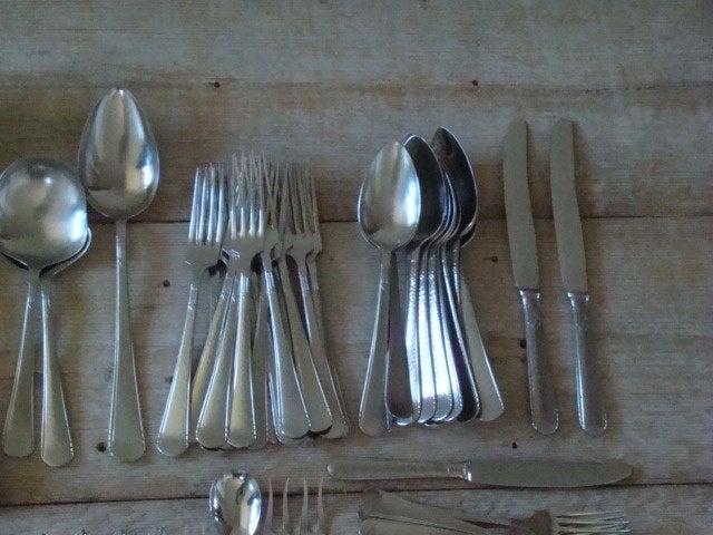 Bestek Gero Zilmeta 294 Franse Lelie, nette gebruikte staat, Antiek en Kunst, Ophalen of Verzenden