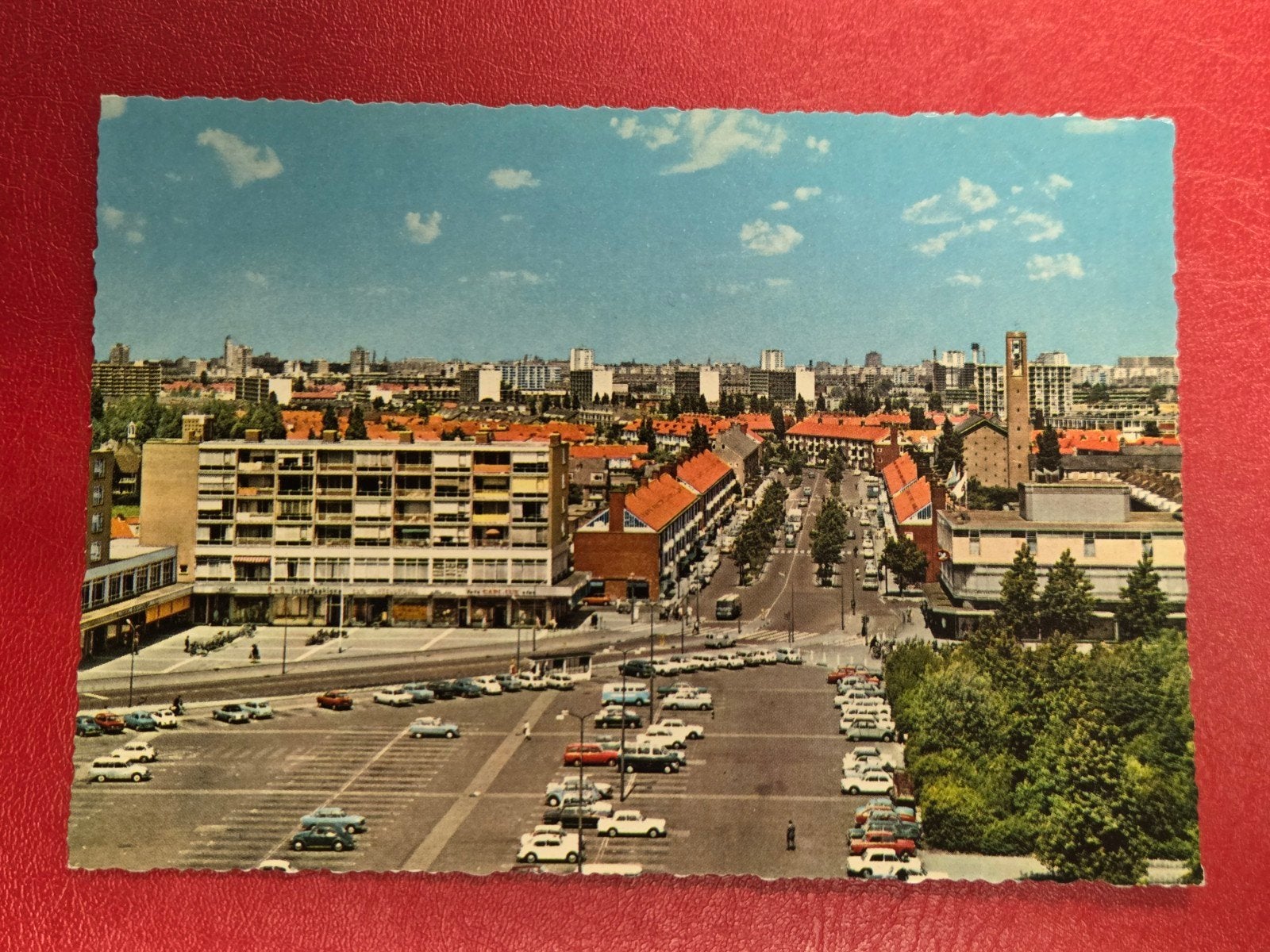 Amstelveen Plein 1960 met Rembrandweg, Ophalen of Verzenden
