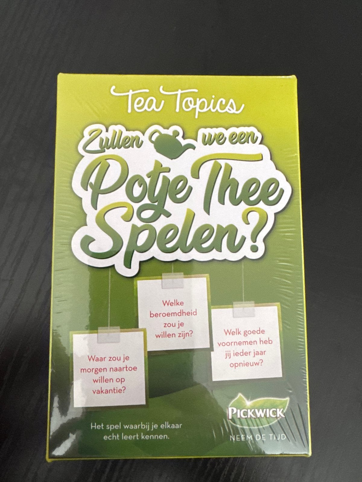 Tea Topics: Zullen we een Potje Thee Spelen? NIEUW, Drie of vier spelers, Ophalen of Verzenden, Nieuw