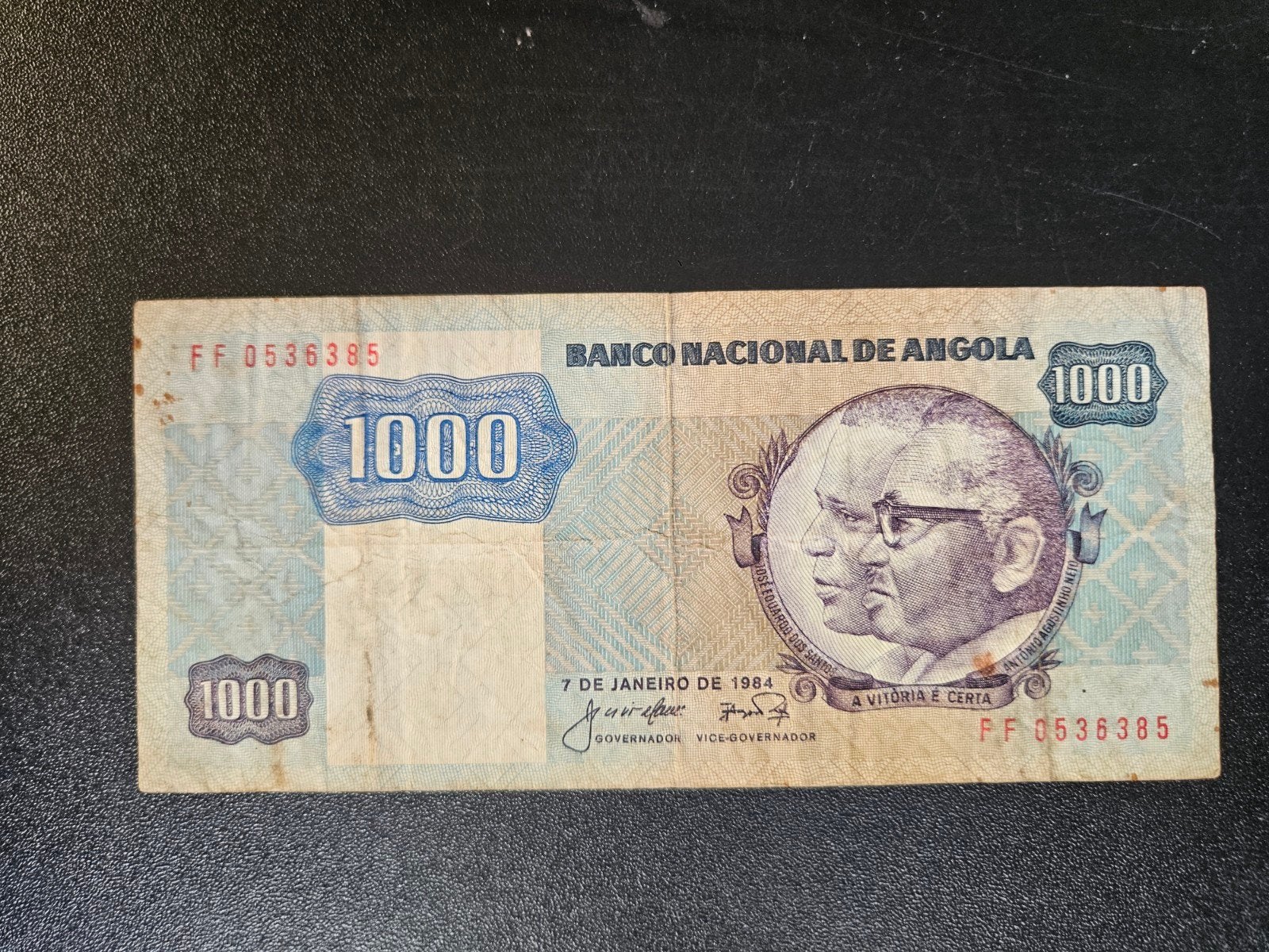 Angola pick 121a 1984     2, Postzegels en Munten, Bankbiljetten | Afrika, Ophalen of Verzenden, Overige landen, Los biljet