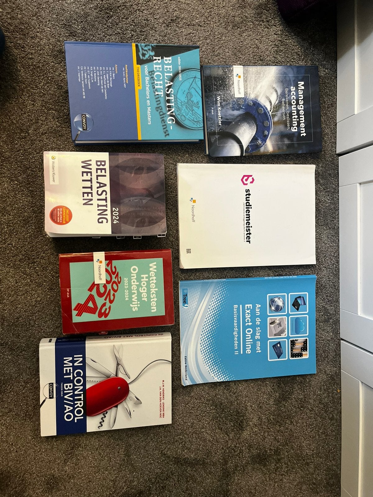 Studieboeken tweede jaar finance & control en accountancy, Boeken, Studieboeken en Cursussen, Ophalen of Verzenden, Beta, Zo goed als nieuw