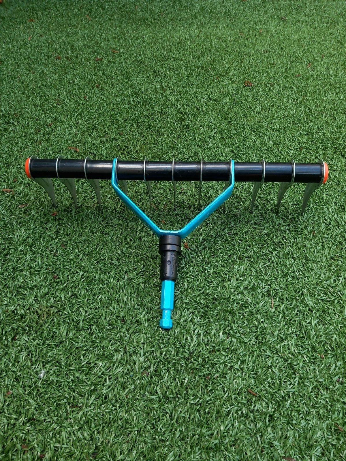 Verticuteer hark (35 cm), Tuin en Terras, Ophalen, Zo goed als nieuw, Hark, Gardena