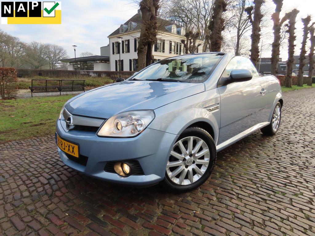 Opel Tigra TwinTop 1.4-16V Cosmo Airco Leer/Stof Sportstoele, Auto's, Opel, Voorwielaandrijving, Gebruikt, 4 cilinders, Cabriolet