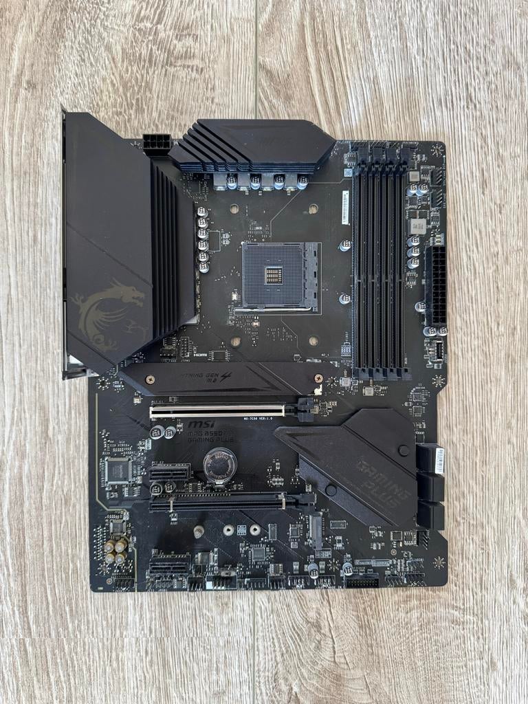 MSI MPG B550 GAMING PLUS, Computers en Software, Moederborden, Ophalen of Verzenden, Zo goed als nieuw, AMD, DDR4