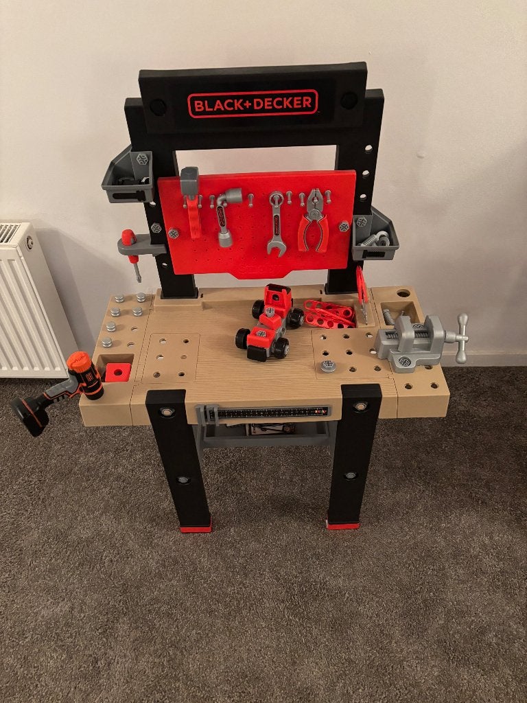 Black & Decker werkbank met boor, Ophalen, Zo goed als nieuw, Jongen of Meisje
