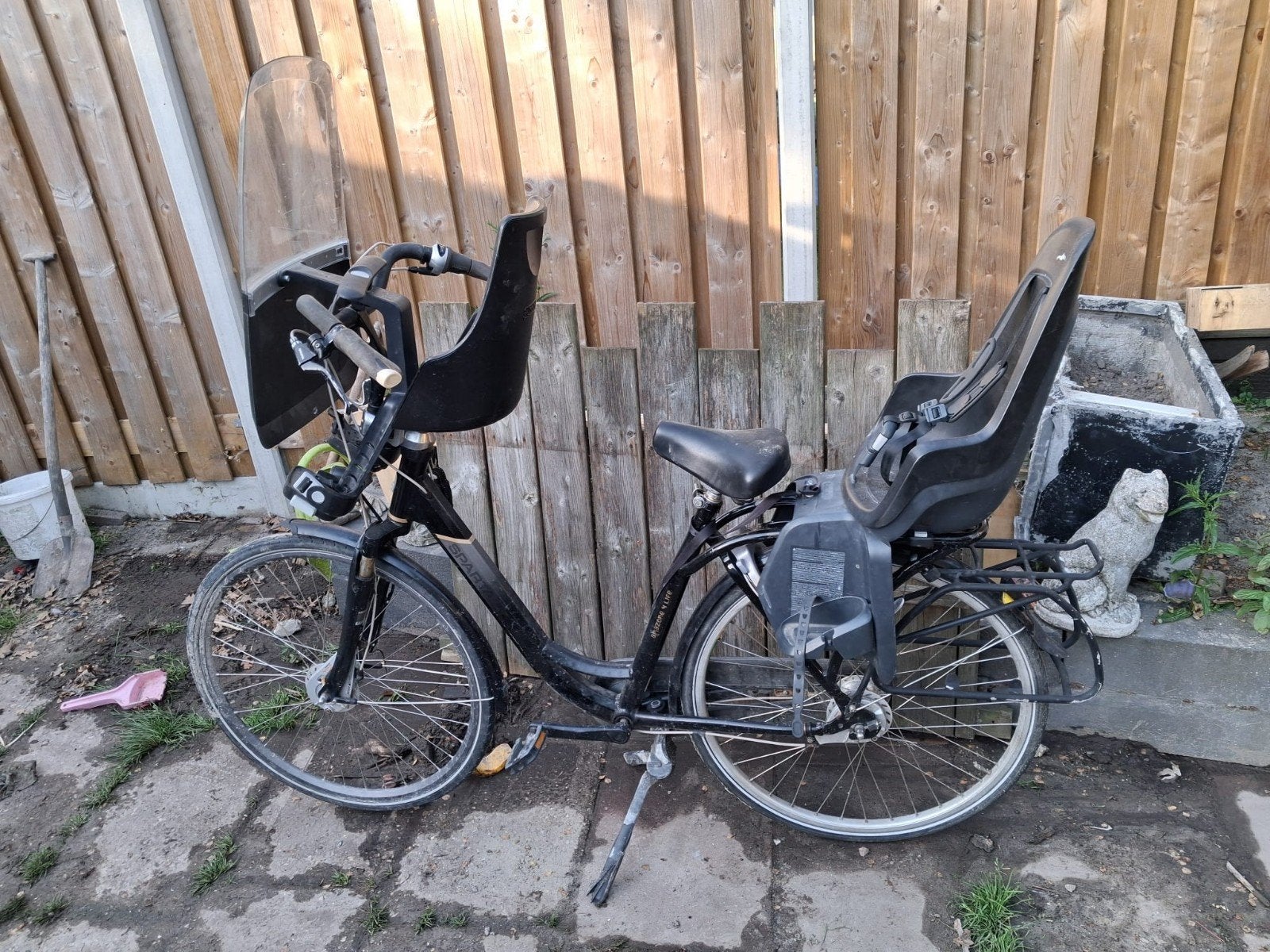 Sparta mamafiets inc zitjes, Fietsen en Brommers, Fietsen | Dames | Moederfietsen, 2 zitjes, Sparta, Gebruikt, Versnellingen