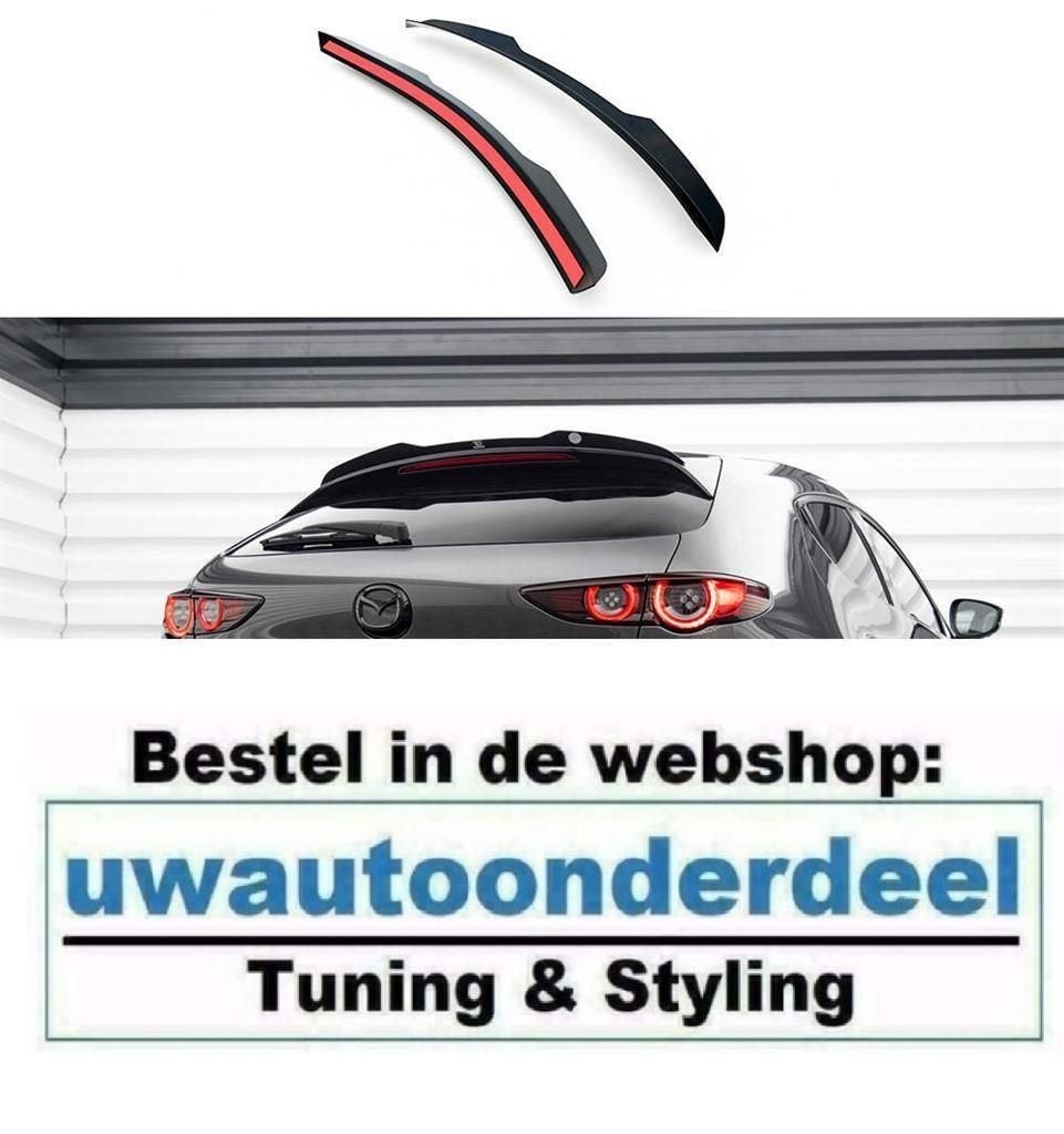Maxton Design Achterklep Spoiler Extention Mazda 3 Mk4 Versi, Verzenden, Automotive Parts, A.parts@hotmail.nl, Trasmolenlaan 12 3447 GZ Woerden